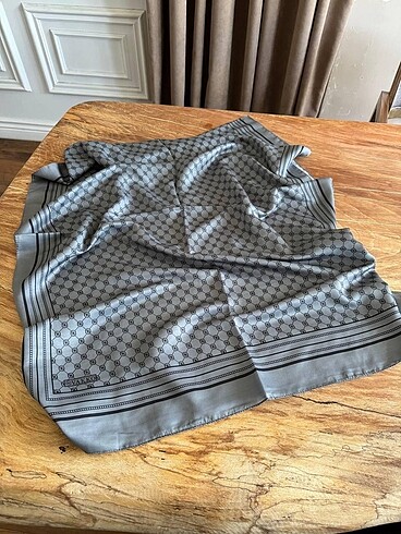 Vakko Vakko monogram twill şal