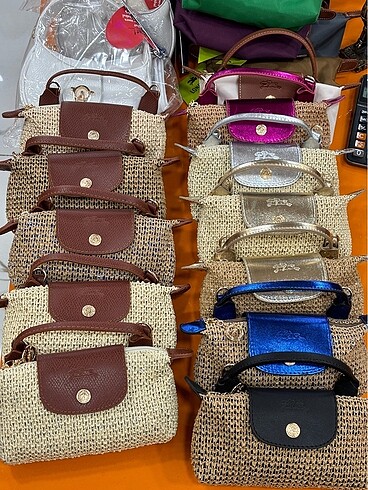Longchamp Hasır ithal longchamp