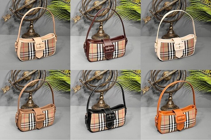 Beden kahverengi Renk BURBERRY Check Sling Bag
