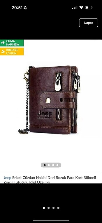 Jeep cüzdan