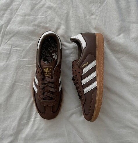 37 Beden kahverengi Renk Adidas samba kahve