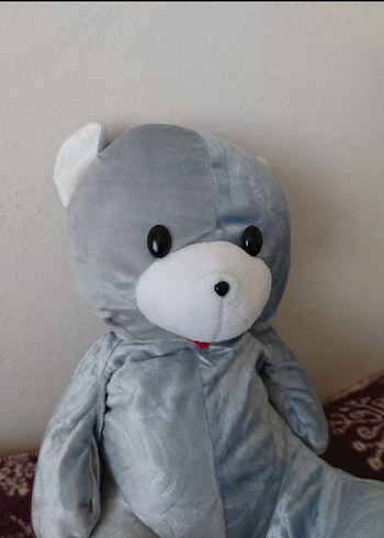 Gri Peluş Ayıcık Oyuncak - Görsel 3