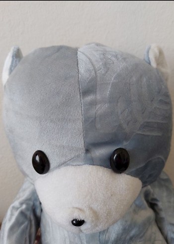 Gri Peluş Ayıcık Oyuncak - Görsel 4