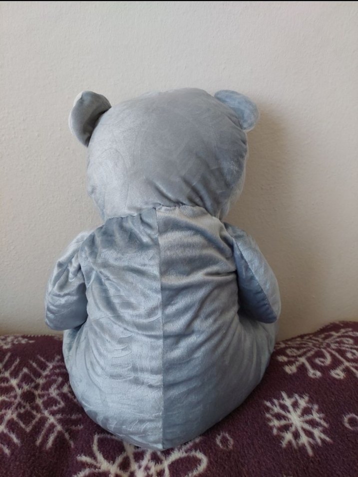 Gri Peluş Ayıcık Oyuncak - Görsel 5