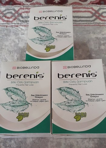 Berenis Bitki Özlü Saç Dökülmesini Önleyici Şampuan
