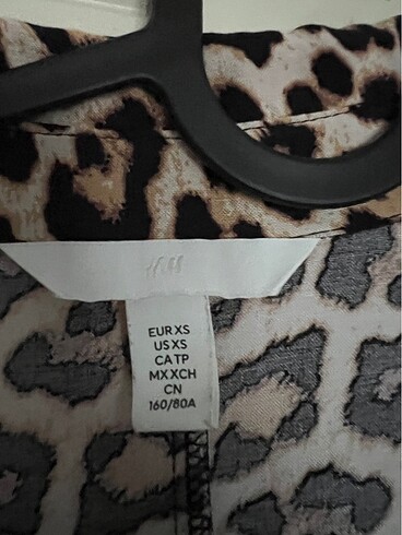 xs Beden kahverengi Renk H&M elbise