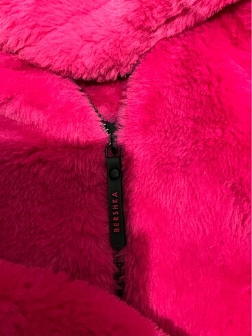 Bershka Pembe kürk
