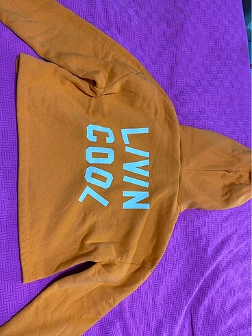 turuncu crop sweat