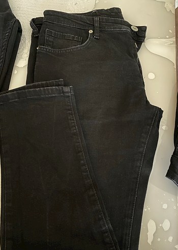 Siyah Regular Fit Erkek Kot Pantolon