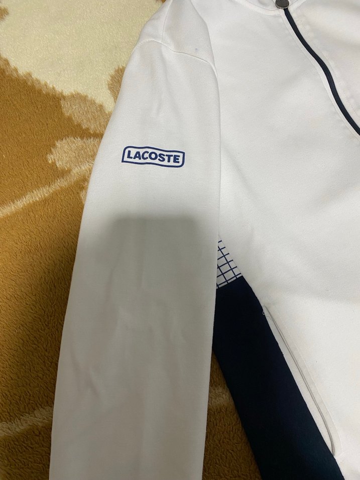 Beyaz Fermuarlı erkek Spor hırka A kalite orijinal değil - Görsel 3