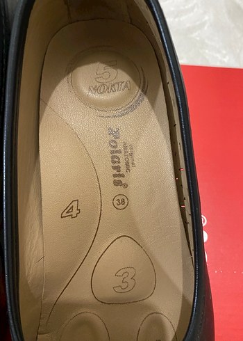 Polaris Siyah Fiyonklu Kadın Topuklu Babet - Görsel 3