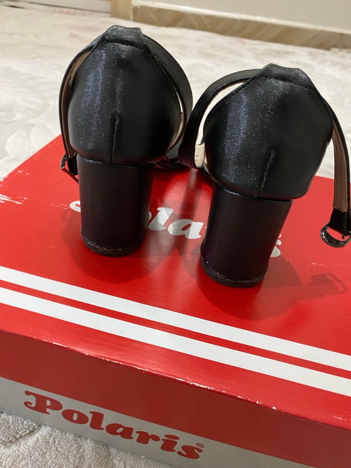 Siyah Kadın Topuklu Ayakkabı polaris değil marka temsili - Görsel 5