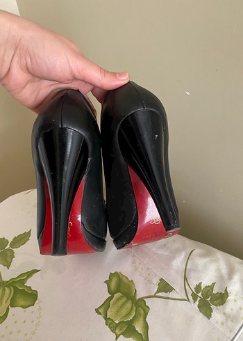 Siyah Stiletto Topuklu Kadın Ayakkabı - Görsel 3