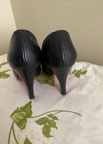 Siyah Stiletto Topuklu Kadın Ayakkabı - Görsel 2