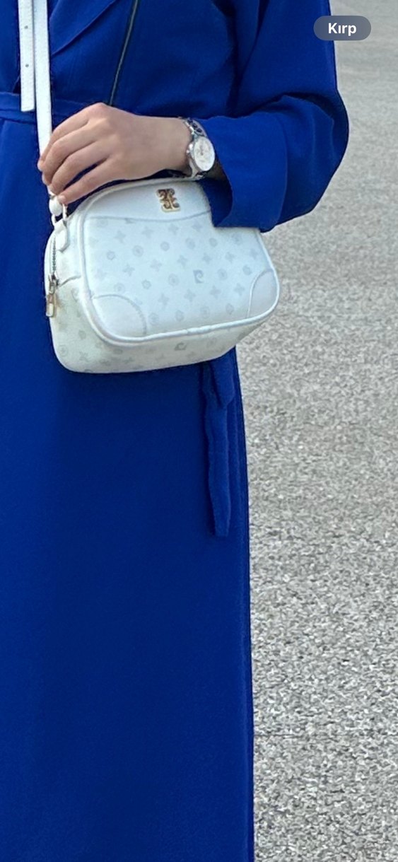 Beyaz Minimalist Kadın Omuz Çantası - Görsel 4