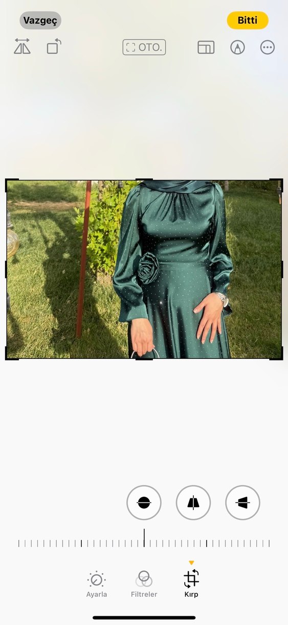 Uzun Kollu Uzun Abiye Elbise - Görsel 2