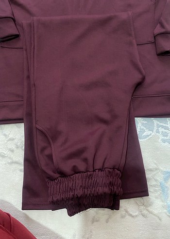 Bordo Kadın Salaş Eşofman Takımı yeni hiç giyilmedi etiketi yok - Görsel 2