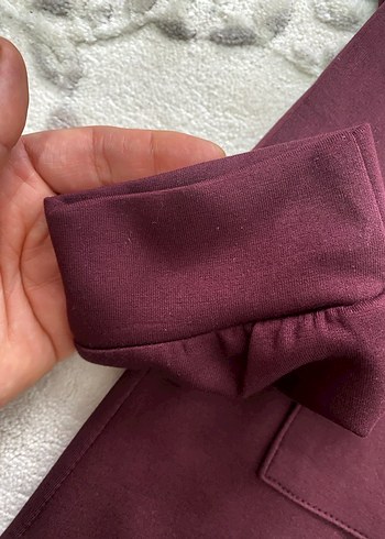 Bordo Kadın Salaş Eşofman Takımı yeni hiç giyilmedi etiketi yok - Görsel 4