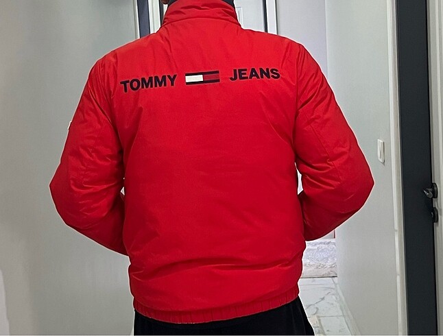 l Beden kırmızı Renk Tommy hilfiger mont