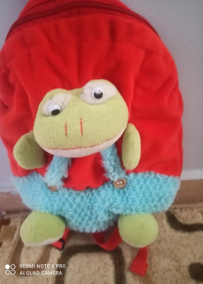 Kız çocuk peluş çanta  - Görsel 3