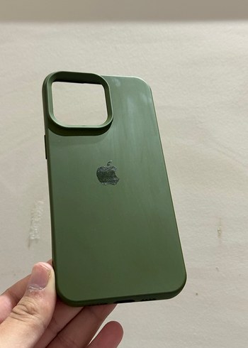 Apple Parlak Koyu Yeşil Telefon Kılıfı