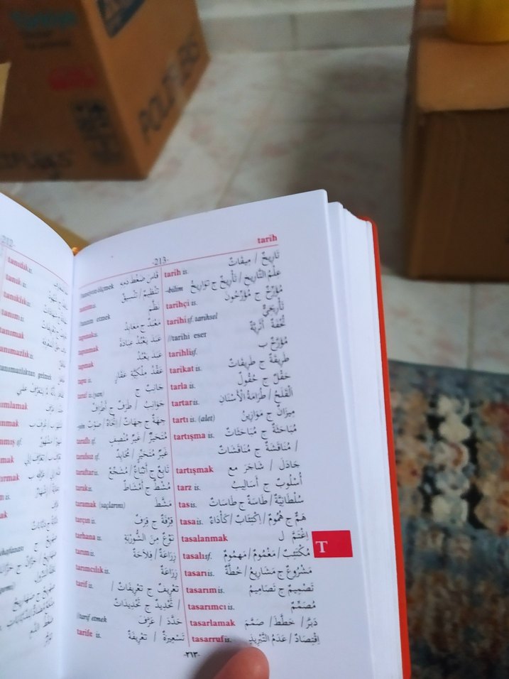 Alfabetik Türkçe-Arapça Cep Sözlüğü - Görsel 2
