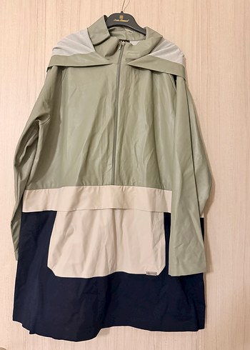 Kadın Midi Boy Rahat Kesim Yağmurluk - Görsel 3