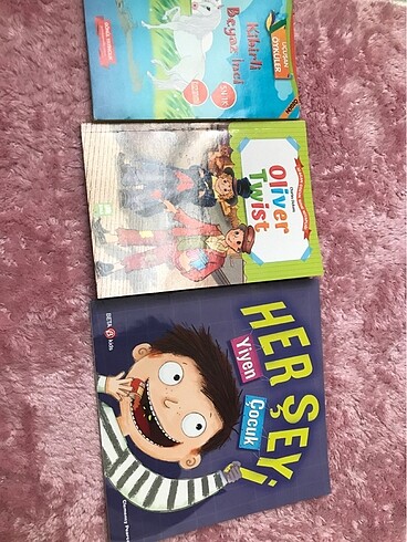 3 tane çocuk kitabı