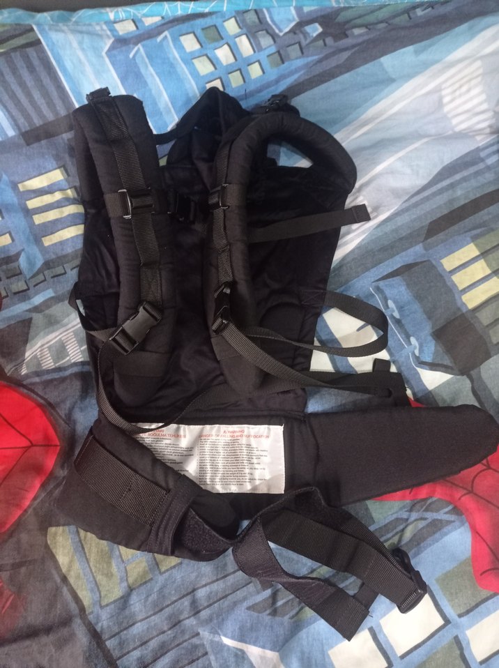 MamadusBaby Plus Ekstra Dışa Dönük Ergonomik Kanguru Siyah - Görsel 2