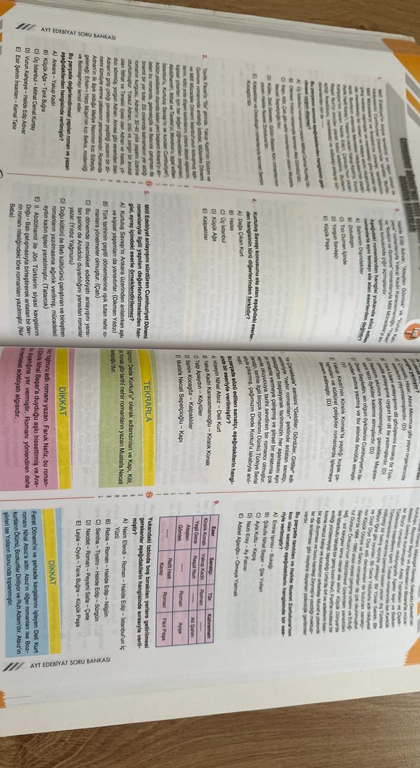 AYT Edebiyat Soru Bankası - 2. Oturum - Görsel 4