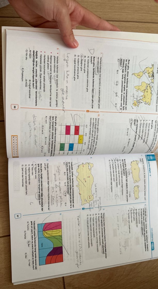 TYT Coğrafya Soru Bankası Bayram Meral - Görsel 5