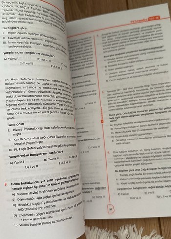 TYT Tarih Soru Bankası Sadettin Akyayla - Görsel 4