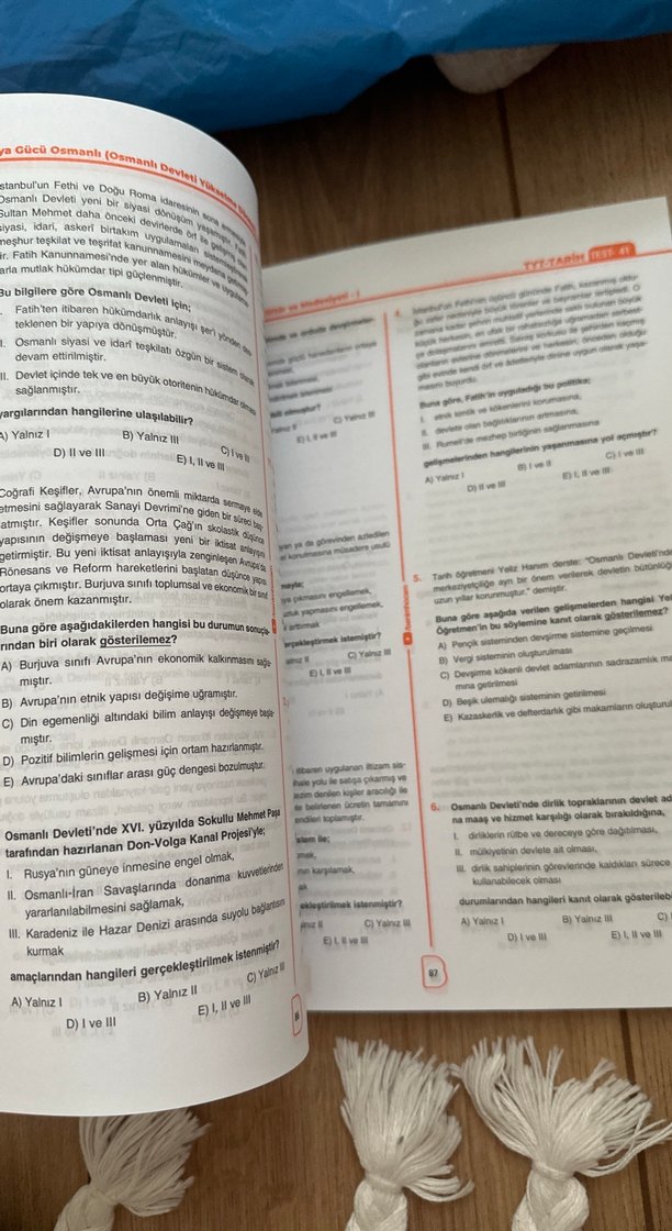TYT Tarih Soru Bankası Sadettin Akyayla - Görsel 3