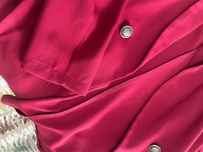 38 Beden kırmızı Renk Blazer Ceket
