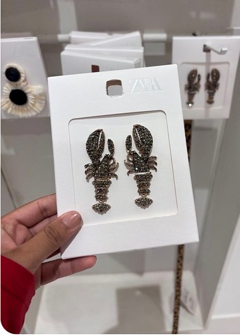 Zara Tasli Yengec Kupe