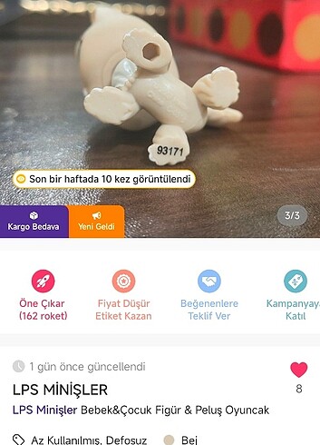  Beden LPS MİNİŞLER 