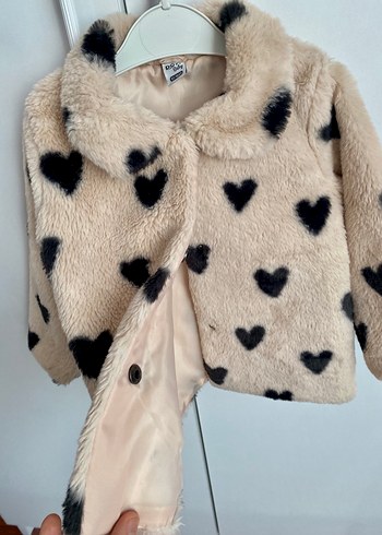 Kız çocuk Kürklü Mont - Görsel 5