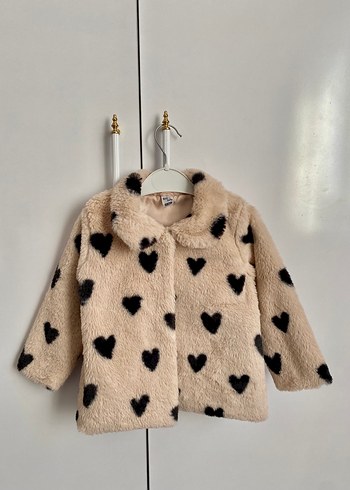 Kız çocuk Kürklü Mont - Görsel 2