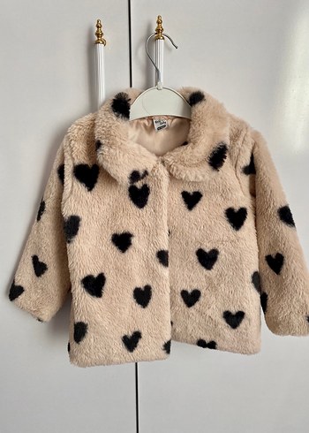 Kız çocuk Kürklü Mont - Görsel 4