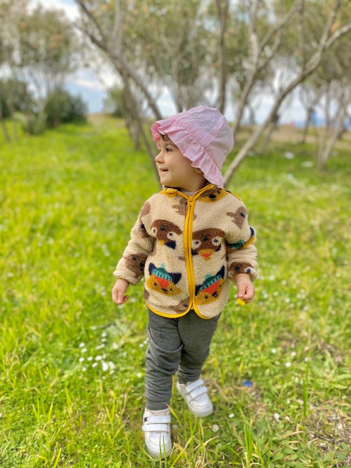 Çocuk Peluş Ceket - Görsel 4