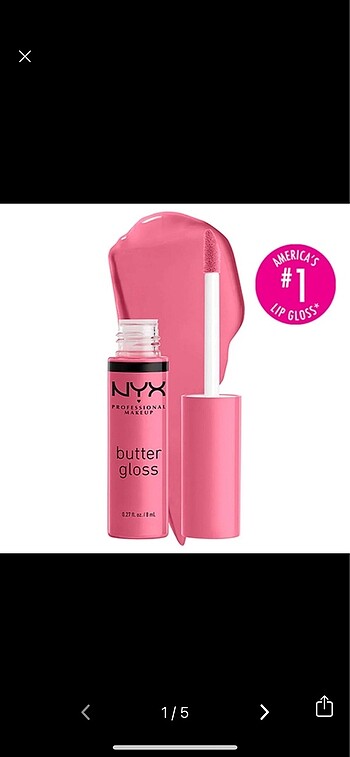 Nyx Buttergloss Vanilla Cream Pie BLG09
