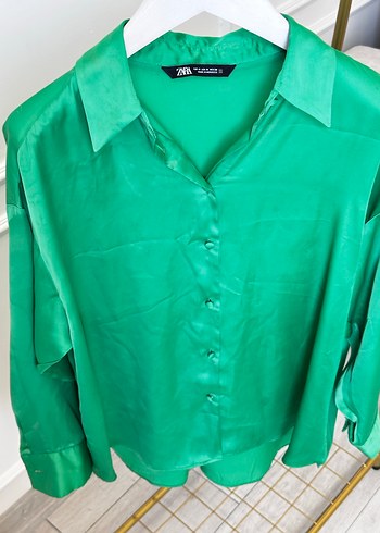 Zara Saten Gömlek - Görsel 5