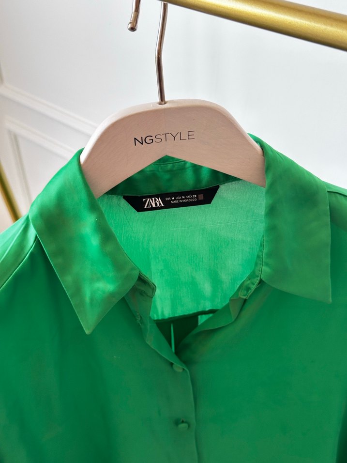 Zara Saten Gömlek - Görsel 4