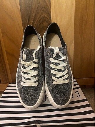 Pull and Bear Spor Ayakkabı PULL&BEAR Simli