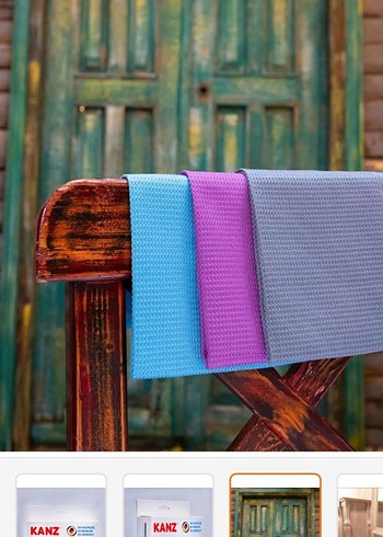 KANZ 3'lü Mikrofiber Temizlik Bezi Seti - Görsel 3