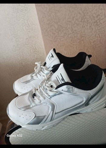 Beyaz Bağcıklı erkek Spor Ayakkabı - Görsel 3