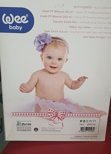 Wee marka ilk hediye paketi kız bebek 