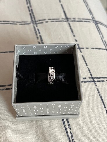 Pandora Pembe Pave Charm Klips