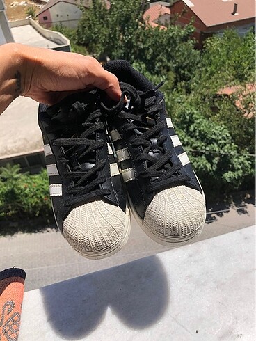 Adidas Siyah süperstar orjinal Adidas