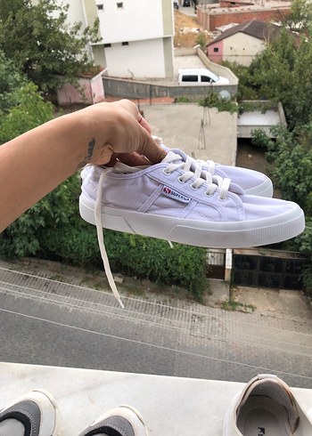 39 Beden Superga beyaz Kadın Spor Ayakkabı